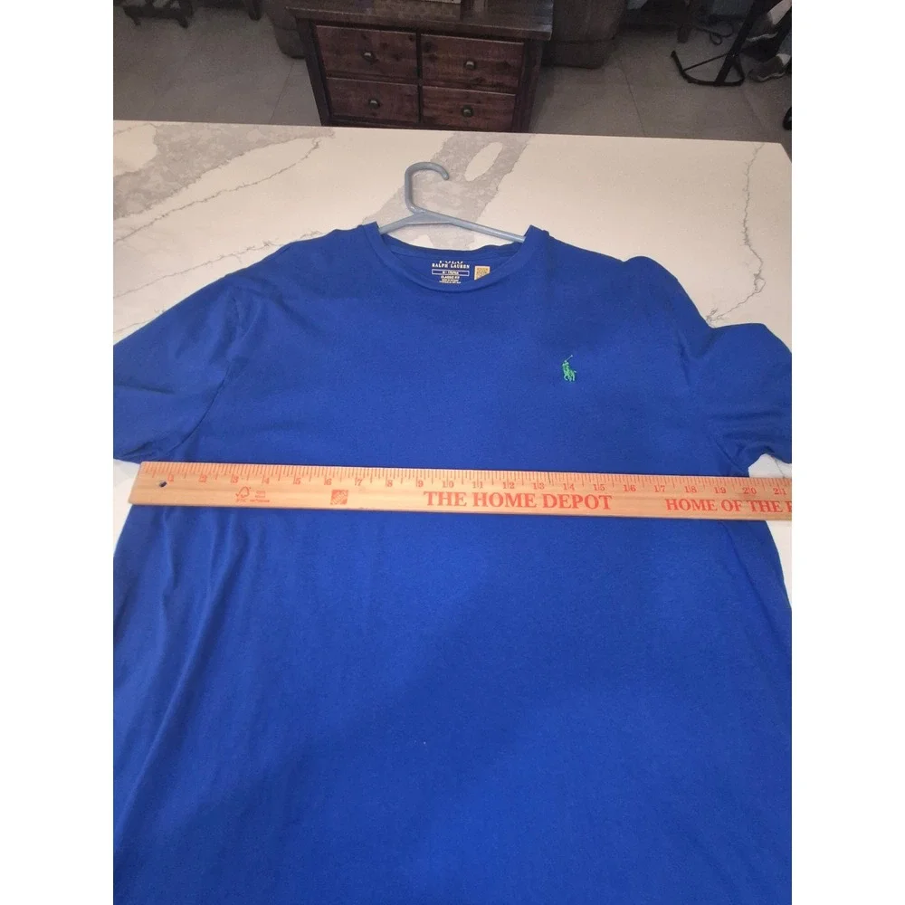 Polo Ralph Lauren T-Shirt Classic Fit Short Sleeve Casual Blue Medium‎